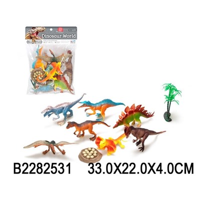 Набор динозавров 7шт. в пакете (BY568-85, 2282531)
