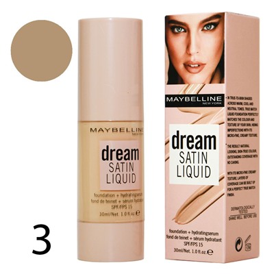 Тональный крем Maybelline Dream Satin Liquid, 30 ml (все номера 6шт)