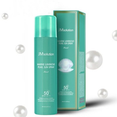 JMSolution Солнцезащитный спрей с экстрактом жемчуга SPF50+PA++++ Marine Luminous Sun Spray Pearl