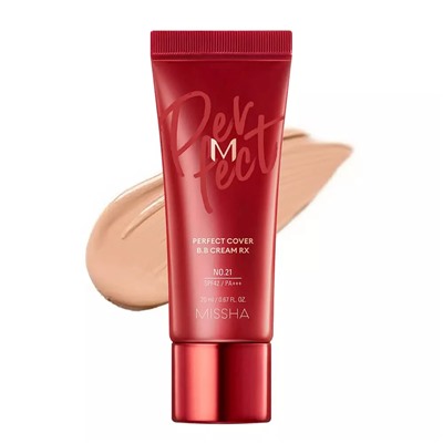 Тональный BB крем M Perfect Cover BB Cream Rx SPF42/PA+++, 21 Светло-бежевый, 20 мл