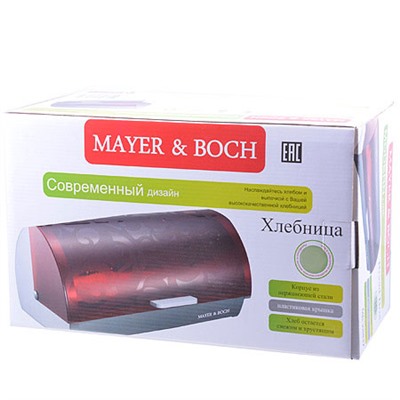 Хлебница Mayer&Boch МВ-29337 , 39х25 см нерж.сталь