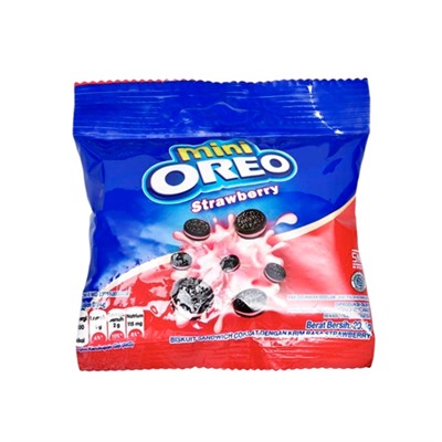 Печенье Oreo Мини с клубничным кремом 20,4гр