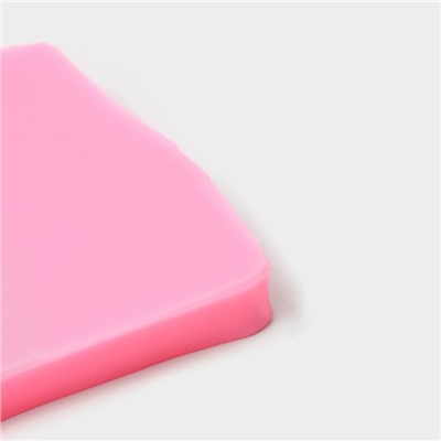 Молд Доляна «Сказочный замок», силикон 11×7,5×1,3 см, цвет розовый