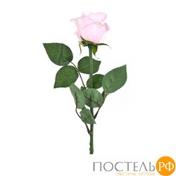 9180073 Цветок искусственный (на ножке) "Роза розовая" h=54см.(real touch) (min33) (транспортная упаковка)