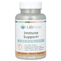 LifeTime Vitamins, пиколинат цинка, 30 мг, 100 капсул