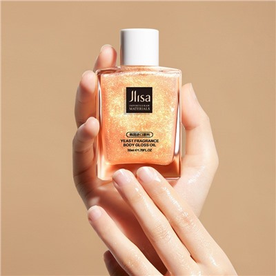 Мерцающее масло для тела Jlisa Yeast Fragrance Body Gloss Oil, 50 мл.