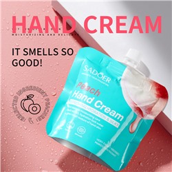 Крем для рук с экстрактом персика SADOER Peach Hand Cream, 30 гр