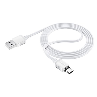 Дата-кабель USB 2.0A для Type-C MAGNETIC Borofone BX57 TPE 1м (White)