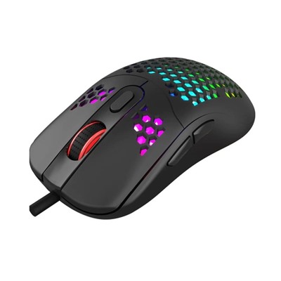 УЦЕНКА Мышь Marvo G925, игровая, проводная, оптическая, RGB, 12000 dpi, USB, 1.8 м, чёрная