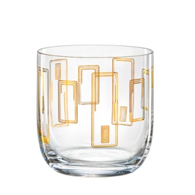 Набор стаканов для виски Crystalex «Ума. Роскошный контур», 330 мл, 6 шт