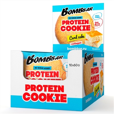Протеиновое печенье Bombbar - Творожный кекс