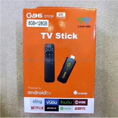 Смарт TV Stick приставка для телевизора Q96 8+128Gb (96)