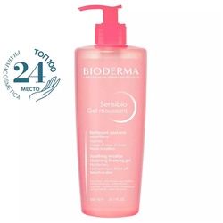 Биодерма Очищающий мицеллярный гель для чувствительной кожи, 500 мл (Bioderma, Sensibio)