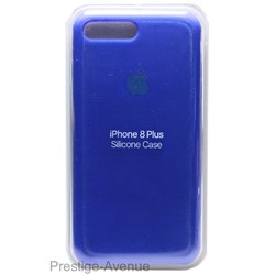 Силиконовый чехол для iPhone 7/8 Plus ярко-синий