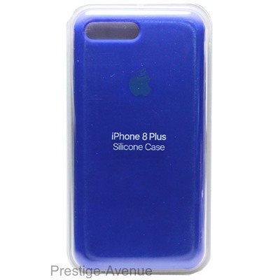Силиконовый чехол для iPhone 7/8 Plus ярко-синий