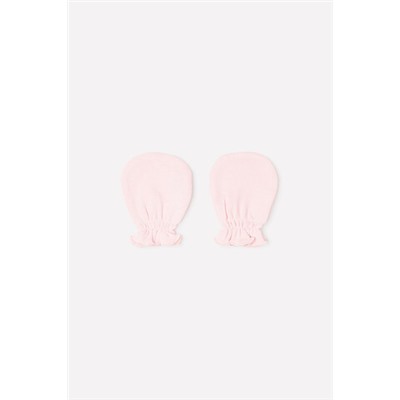 рукавички для новорожденных  К 8528/бежево-розовый(олененок)