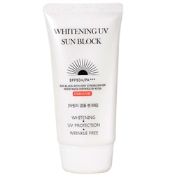 JIGOTT Солнцезащитный крем с эффектом осветления WHITENING UV SUN BLOCK CREAM SPF50 PA+++ 70 мл