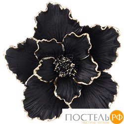 248-078 ПАННО НАСТЕННОЕ FLOWER ЦВЕТ:ЧЕРНЫЙ 21*25,6СМ