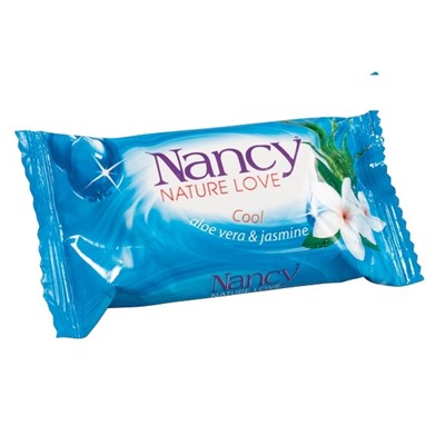Мыло Nancy цветочное Алоэ вера и Жасмин 60гр (72шт/короб)