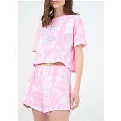 Женская пижама розовая