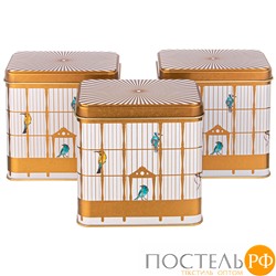 949-045 НАБОР ЕМКОСТЕЙ ДЛЯ ХРАНЕНИЯ PARADISE BIRD ИЗ 3-Х ШТУК, 8Х12Х12 СМ, 1Л