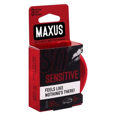 Презервативы MAXUS Ultra thin, ультратонкие, 3 шт.