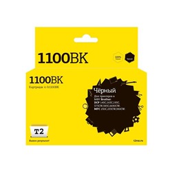 Струйный картридж T2 IC-B1100BK (LC-1100BK/980BK/1100BK) для принтеров Brother, черный