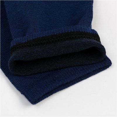 Носки детские цвет тёмно-синий, размер 22-24