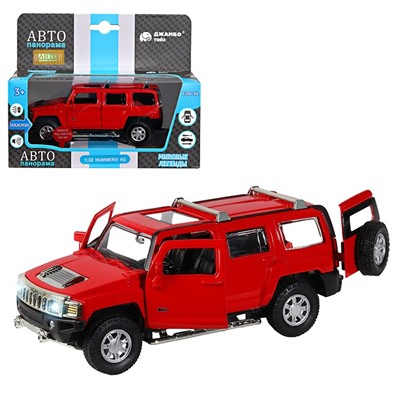 Модель 1:32 Hummer H3, красный 1251293JB Автопанорама в Самаре