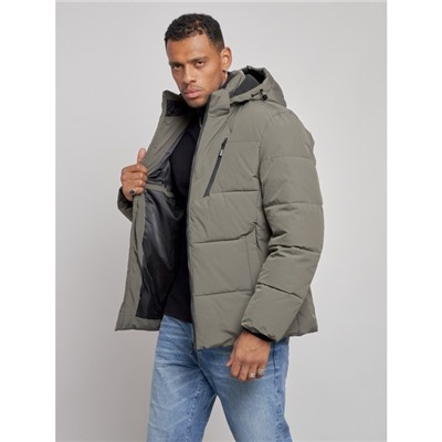 Куртка мужская зимняя, размер 50, цвет хаки