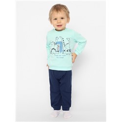 CSNB 90165-43-354 Комплект для мальчика (джемпер, брюки),голубой