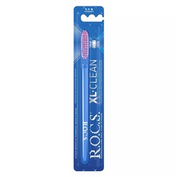 Рокс Зубная щетка средней жесткости XL-Clean, 1 шт (R.O.C.S., Зубные щетки Adults)