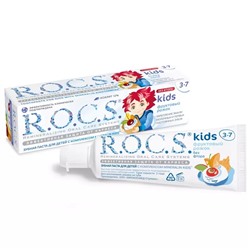 Рокс Зубная паста Рокс Для детей Фруктовый рожок 45 гр (R.O.C.S., Kids 3-7 years)