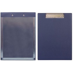 Планшет (доска с зажимом) А4 с расширяющимся карманом Синий 2892-101 ДПС