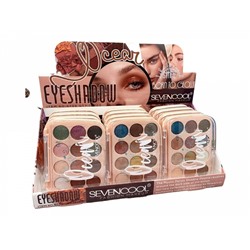 Тени для век Seven Cool Ocean Eyeshadow 15 color (ряд 3шт)