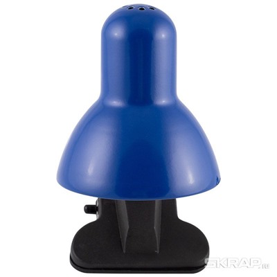 Лампа электрическая настольная прищепка ENERGY EN-DL24С, синяя
