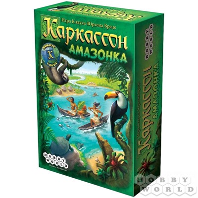 Игра HOBBYWORLD "Каркассон. Амазонка" настольная игра (1730) возраст 7+