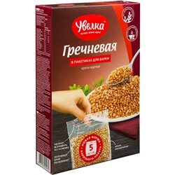 Гречка крупа Увелка ядрица быст. экстра, 5пак х 80г