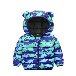 Куртка детская арт КД9, цвет: камуфляж синий