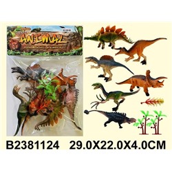 Набор динозавров 6шт. в пакете (998-B6, 2381124)