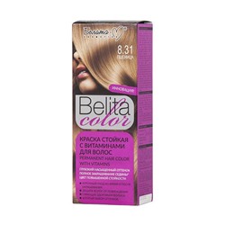 Belita color Краска стойкая с витаминами для волос № 8.31 Пшеница