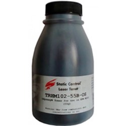 Тонер Static Control TRHM102-55B-OS, для HP LJ M104/M132, флакон 55гр, чёрный