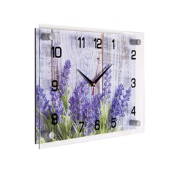 Часы настенные "Фиолетовые цветы" 2535-069