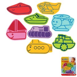 Набор резиновых игрушек Капитошка Водный транспорт 1629015B-R в Самаре