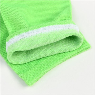 Носки детские цвет зелёный, размер 22-24