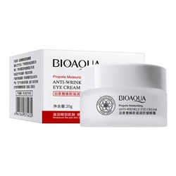 Крем против морщин вокруг глаз с прополисом Bioaqua Propolis Moisturizing Anti-wrinkle Eye Cream, 20 гр