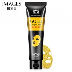 Золотая маска-пленка для лица IMAGES с коллагеном