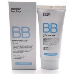 MONIC BEAUTY ВВ-крем с гиалуроновой кислотой 02. Medium 50мл (*100)