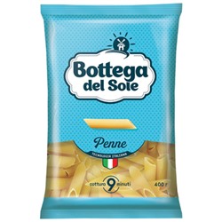 «Bottega del Sole», макаронные изделия «Перья», 400г