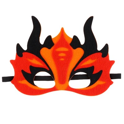 Карнавальная маска «Дракон», фетр, цвет чёрный
